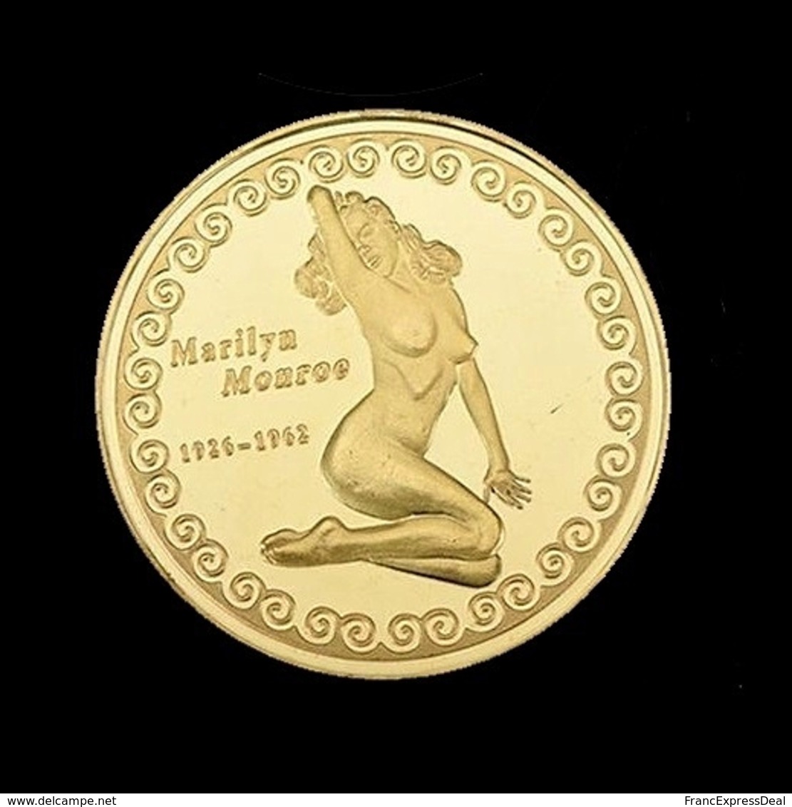 1 Pièce Plaquée OR ( GOLD Plated Coin ) - Marilyn Monroe ( Ref 2 ) - Autres & Non Classés