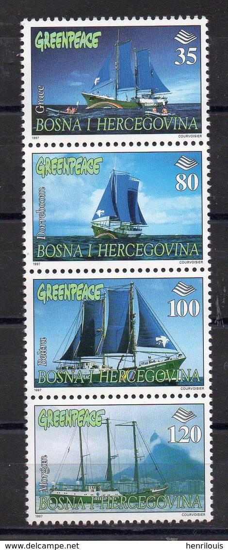 BOSNIE HEREGOVINE  Timbres Neufs ** De 1997   ( Ref 5752 ) Geenpeace - Bosnie-Herzegovine