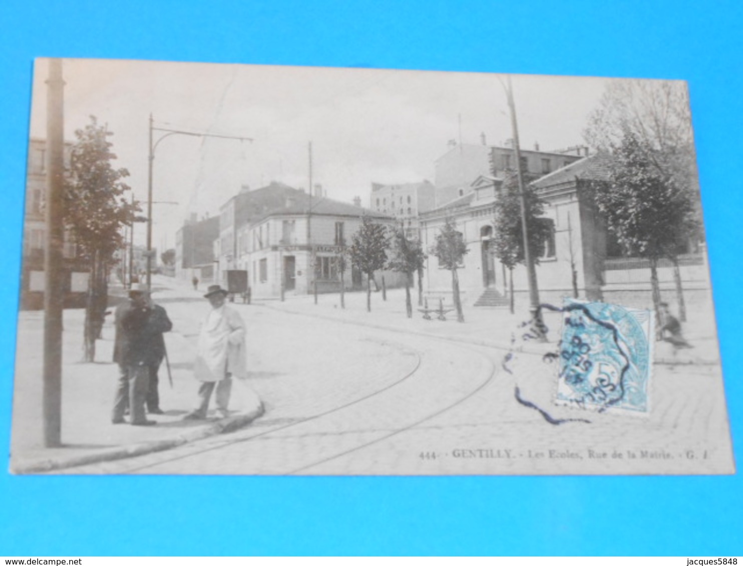 94 ) Gentilly - N° 444 - Les écoles , Rue De La Mairie  -  Année 1906 - EDIT - G.I - Gentilly