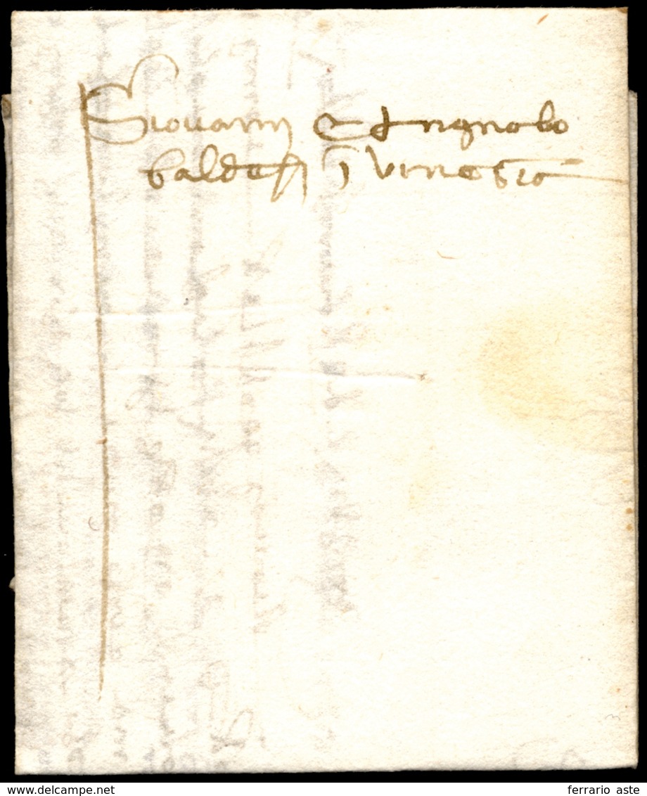 1458 - Lettera Completa Di Testo Da Firenze 15/7/1458 A Venezia. ... - ...-1850 Voorfilatelie