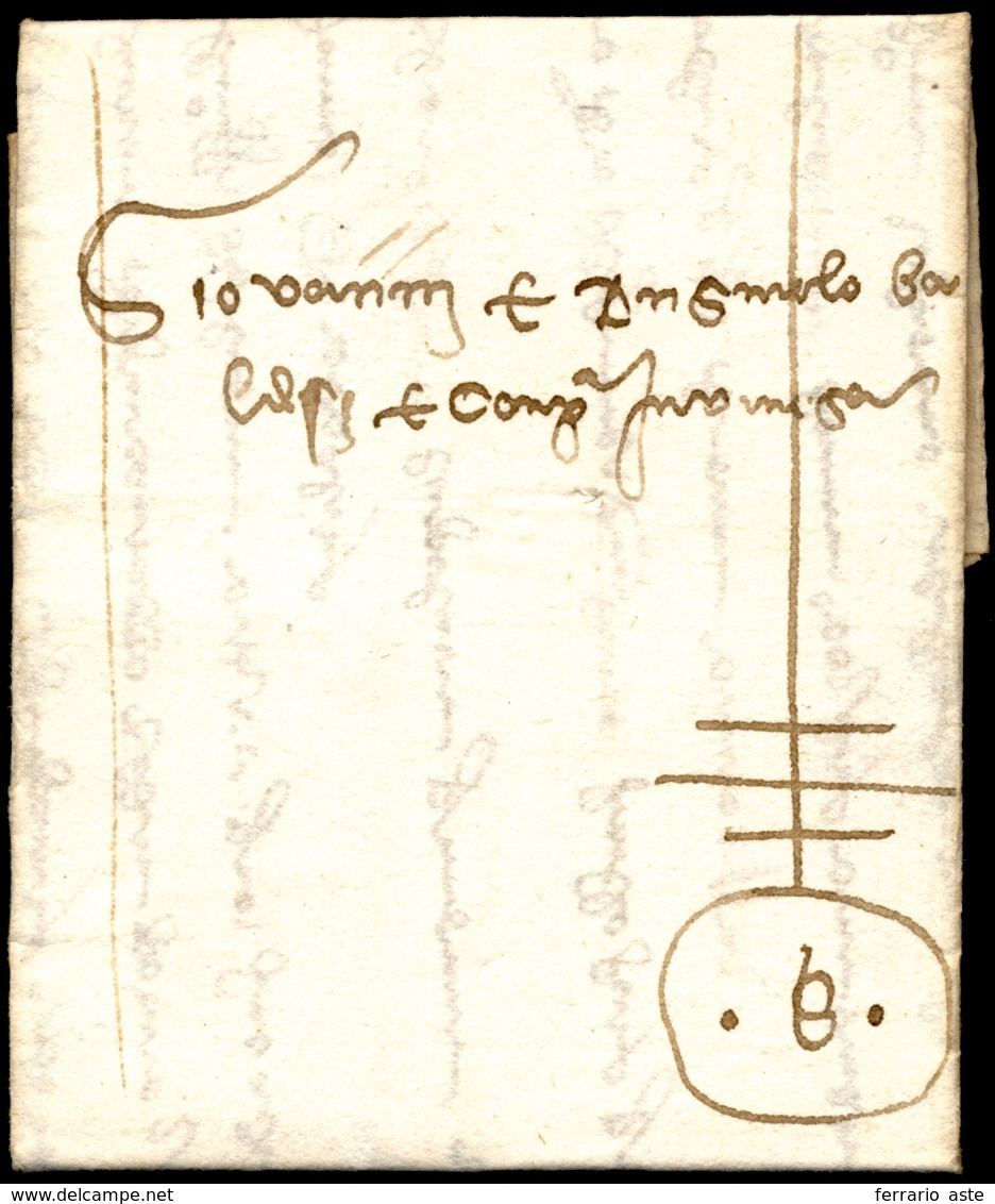 1459 - Lettera Completa Di Testo Da Firenze A Venezia, Con Gilda Mercantile. Rara. ... - 1. ...-1850 Vorphilatelie