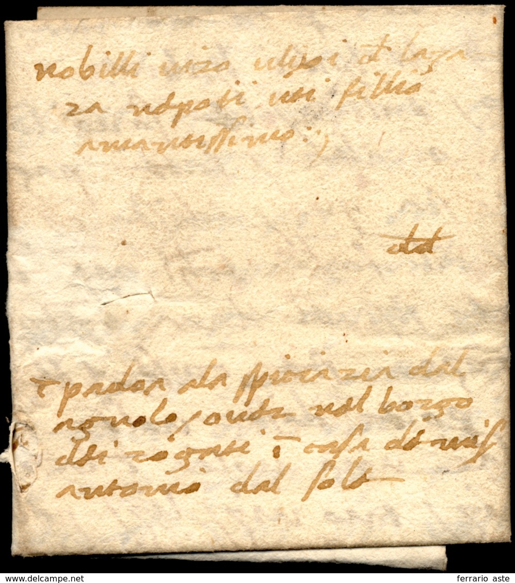 1489 - Lettera Completa Di Testo Da Montagnana A Napoli. ... - 1. ...-1850 Vorphilatelie