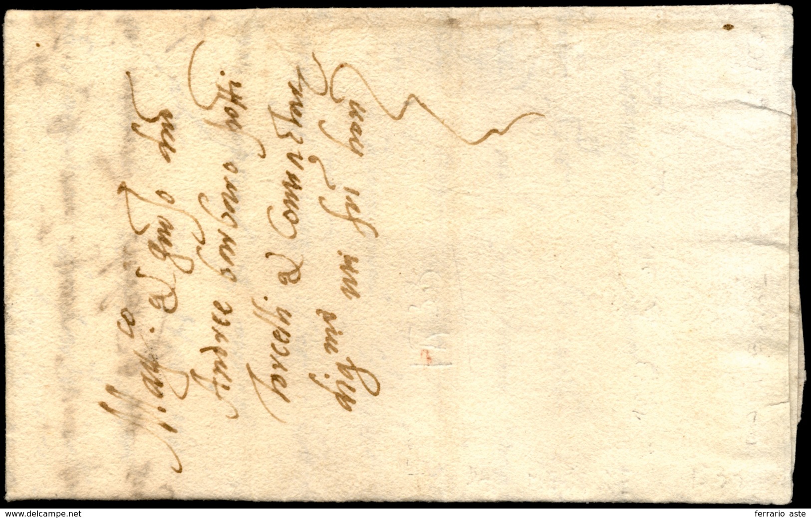 1533 - Lettera Completa Di Testo Da Mestre 25/6/1533 A Torcello. ... - 1. ...-1850 Prefilatelia