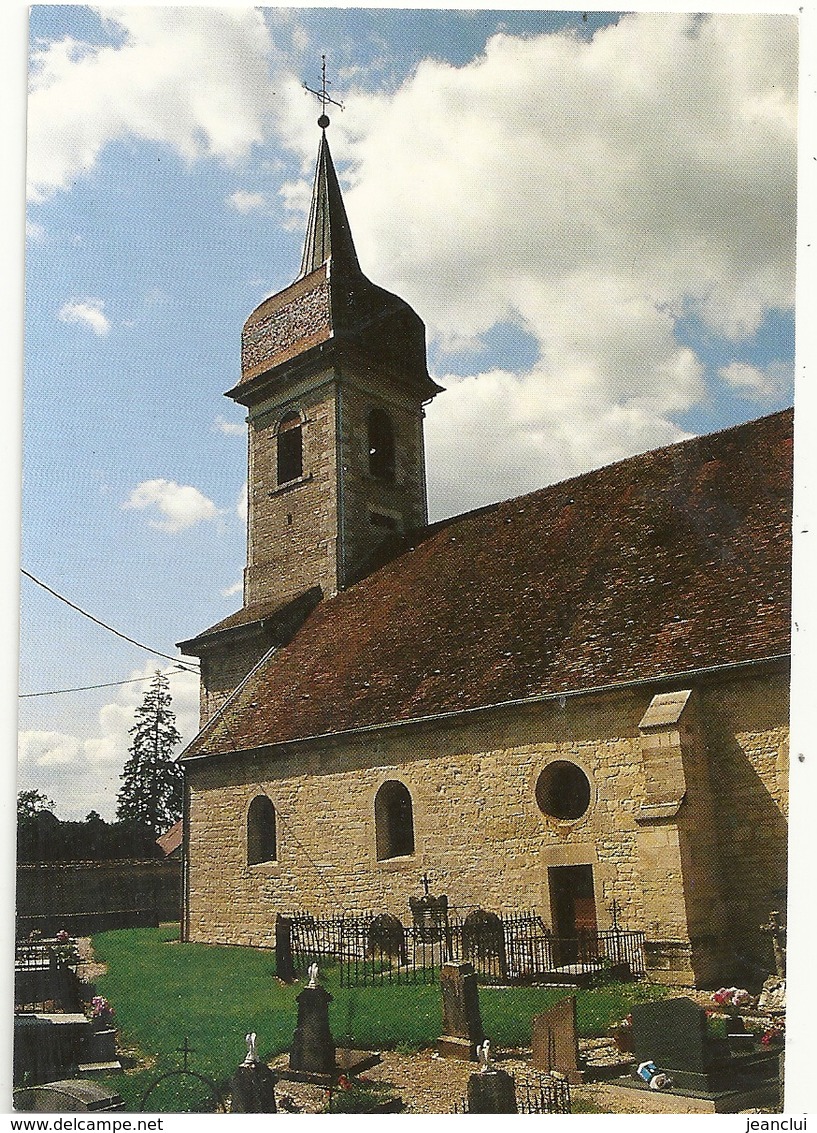 CPM. ROCHEFORT SUR NENON . CLOCHER FRANC-COMTOIS . EGLISE ROMANE . CARTE NON ECRITE - Sonstige & Ohne Zuordnung