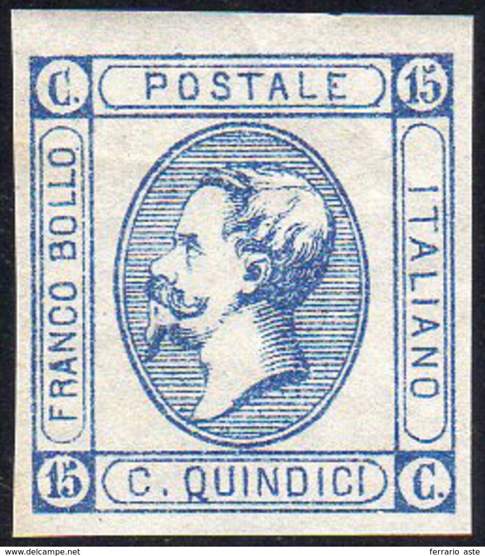 1863 - 15 Cent. Litografico, I Tipo (12), Gomma Originale, Perfetto. Ferrario. ... - Andere & Zonder Classificatie
