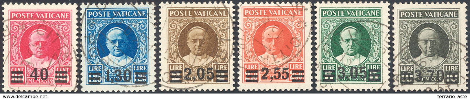 1934 - Provvisoria (35/40), Usati, Perfetti. Cert. Diena. ... - Andere & Zonder Classificatie