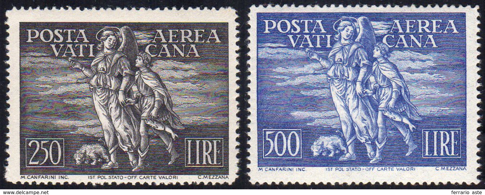 1948 - Tobia (16/17), Perfetti, Gomma Originale Integra. ... - Airmail