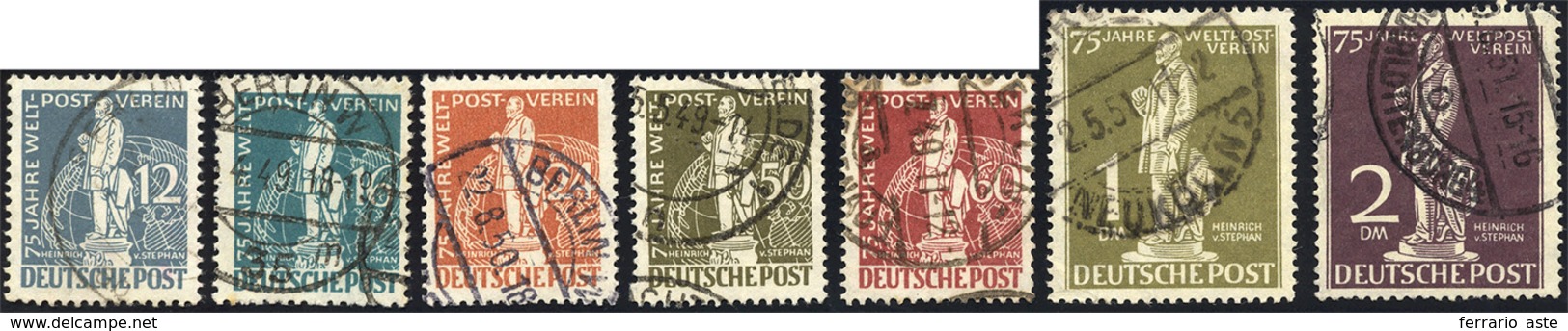 GERMANIA BERLINO 1949 - UPU (21/27), Perfetti, Usati. ... - Andere-Europa