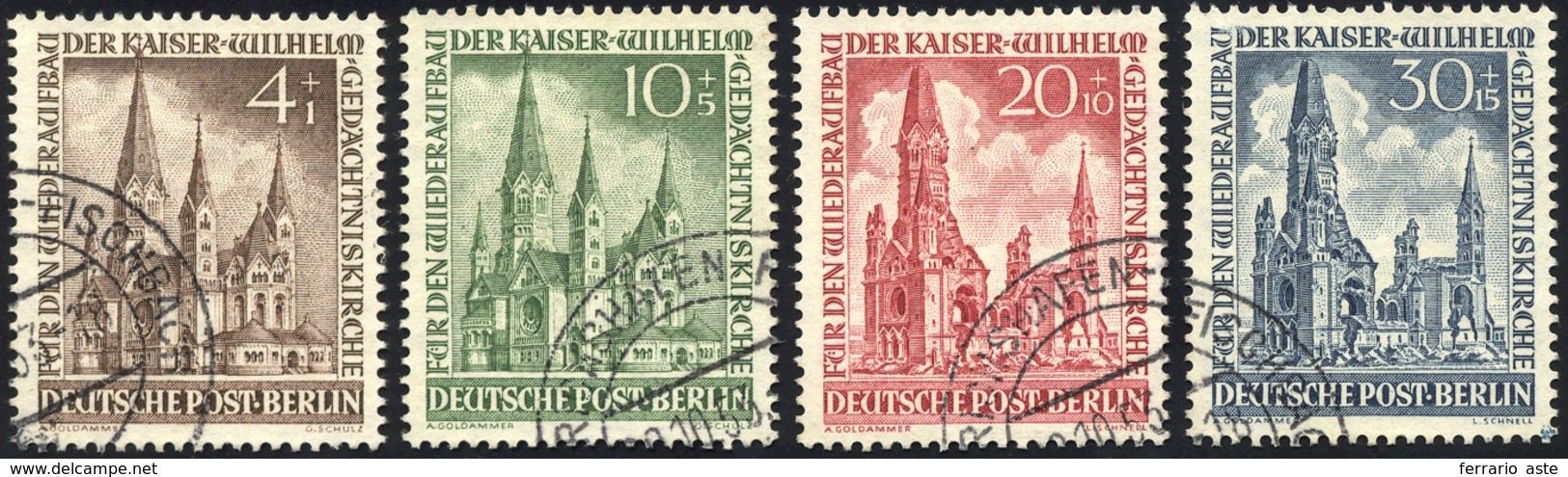 GERMANIA BERLINO 1953 - Chiesa Dell'Imperatore (92/95), Perfetti, Usati. ... - Andere-Europa