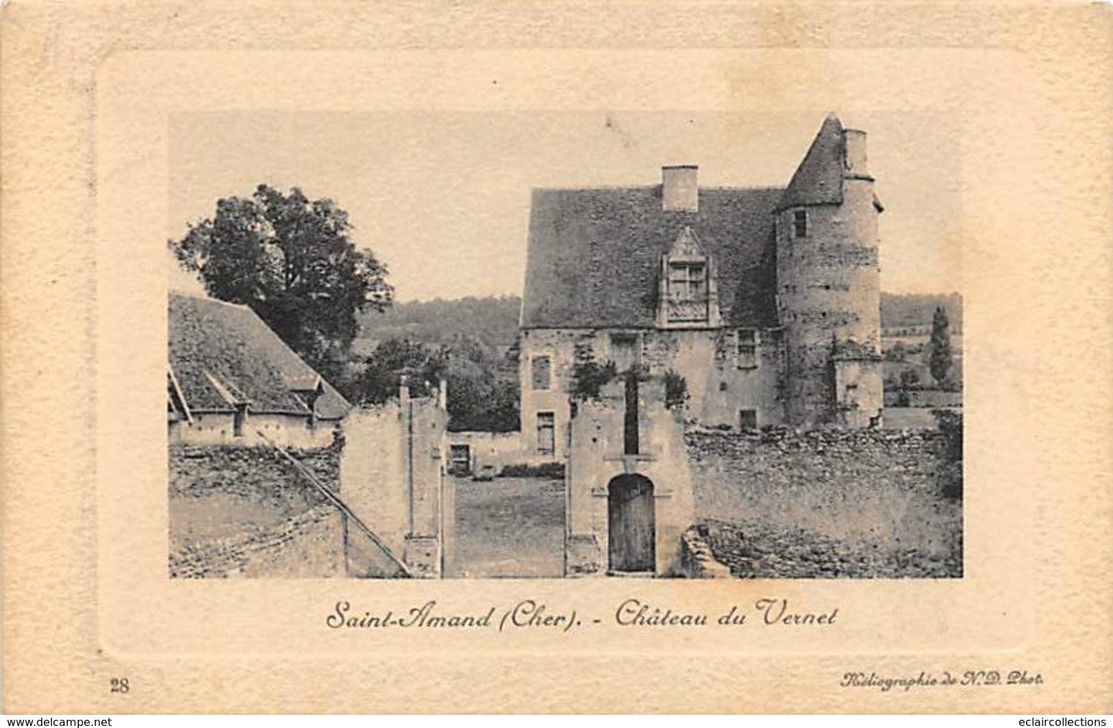 Saint Amand Montrond        18      Château De Vernet     (voir Scan) - Saint-Amand-Montrond