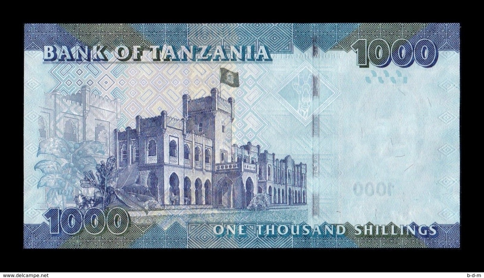 Tanzania 1000 Shillings 2015 Pick 41Br Replacement Serie Z UNC - Tanzanie