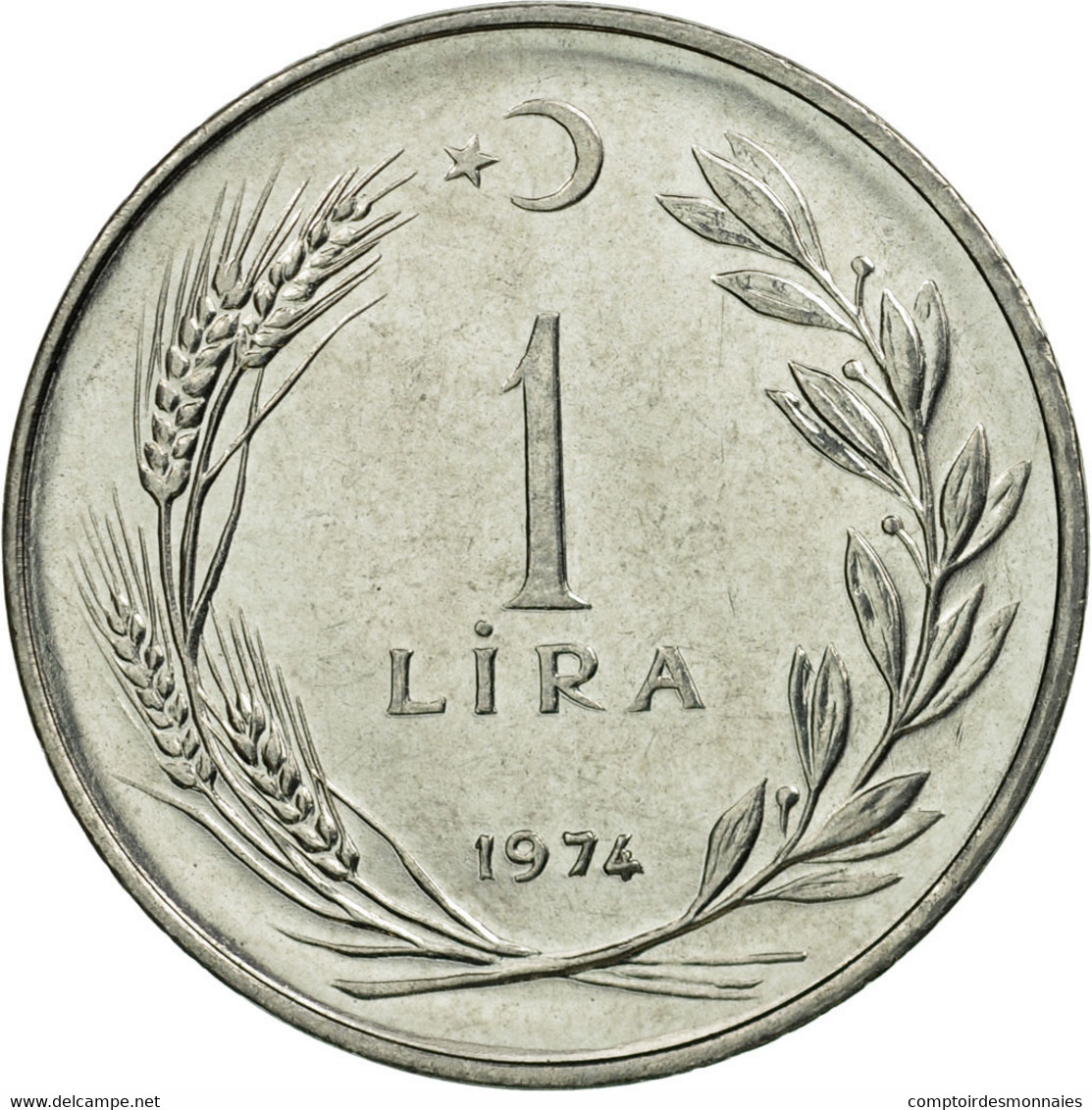 Monnaie, Turquie, Lira, 1974, TTB, Stainless Steel, KM:889a.2 - Turquie