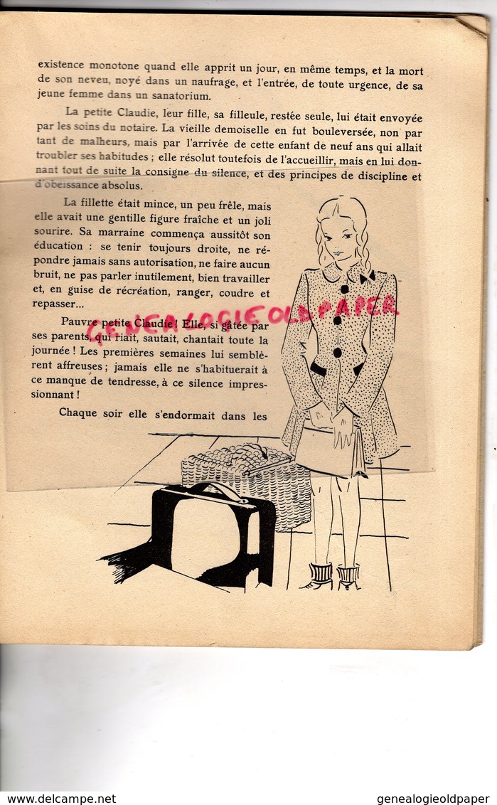 ENFANTINA- LA MARE AUX FEES-FEECONTE DE THERESE LE CAISNE-1946- ILLUSTRATEUR ROLAND MARCEL-EDITIONS PELICAN BLANC PARIS - Autres & Non Classés
