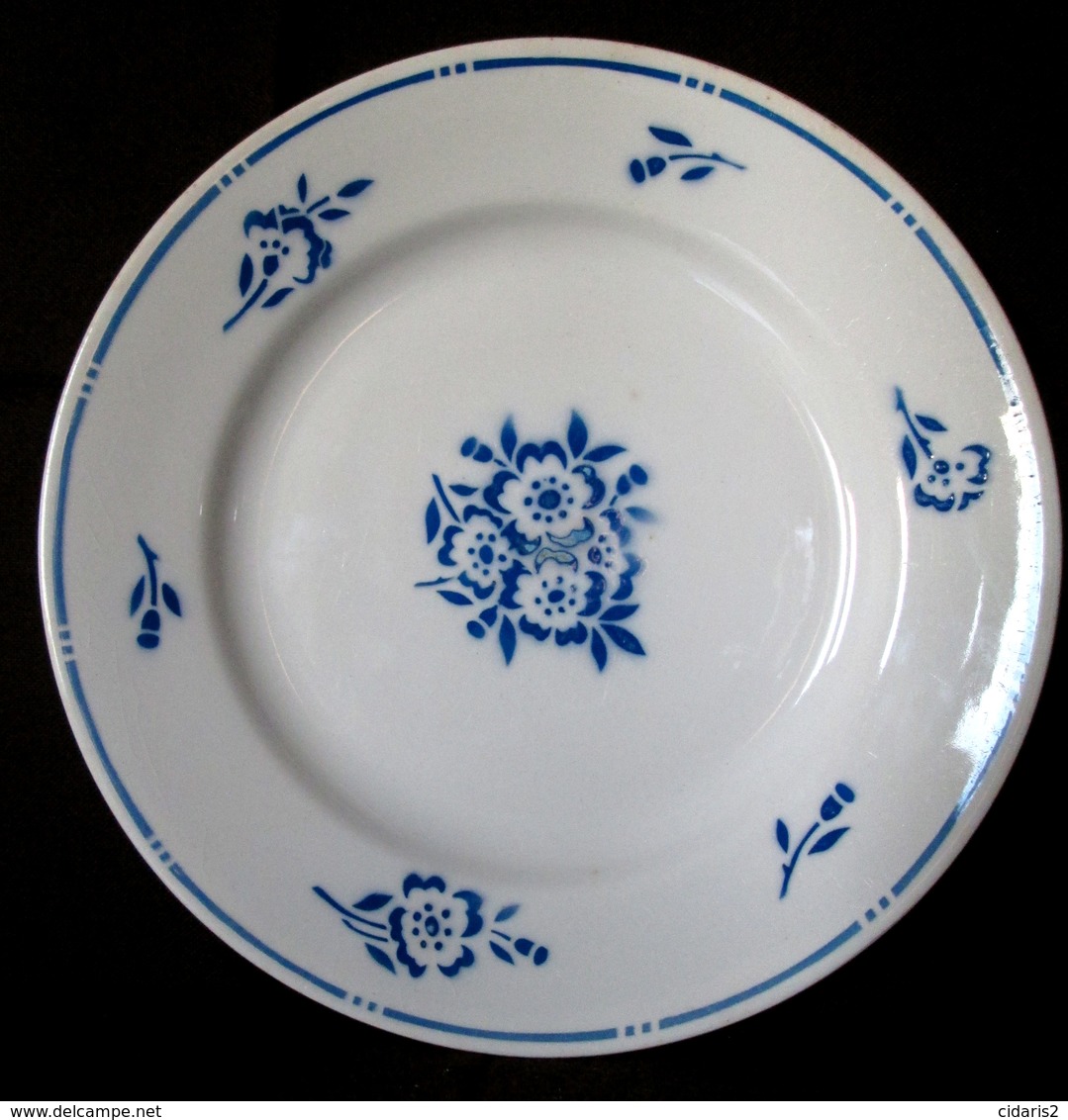 ASSIETTE Plate Service "Lucien" MDL (Moulin Des Loups) HAMAGE Céramique Faience Earthenware Faiencerie St Amand C1923 ! - Saint Amand (FRA)