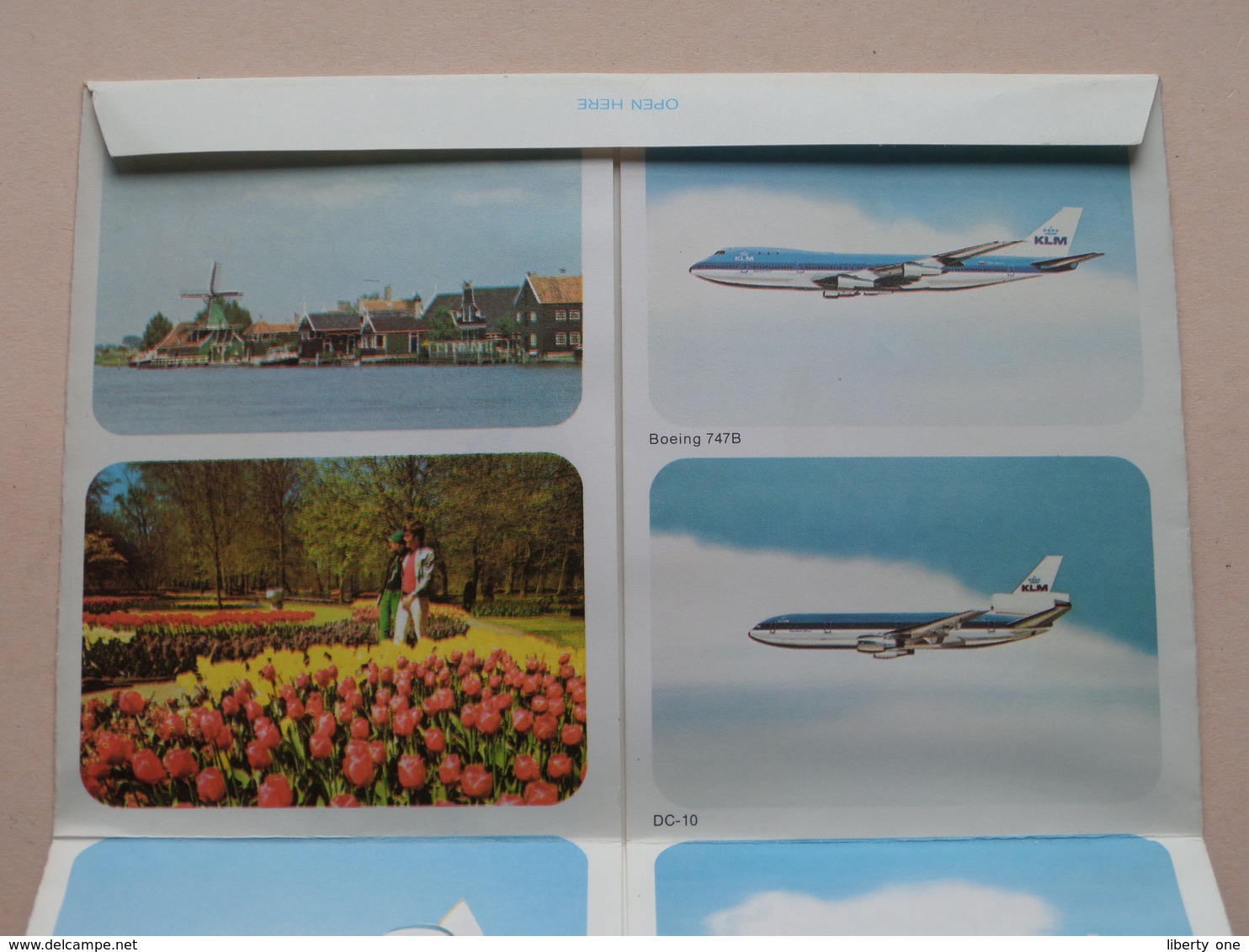 KLM Holland ( Blanco Lettercard ) Anno 19?? : Boeing 747B / DC-10 / DC-8-63 / DC-9 ( Voir / Zie Photo Svp ) ! - 1946-....: Ere Moderne