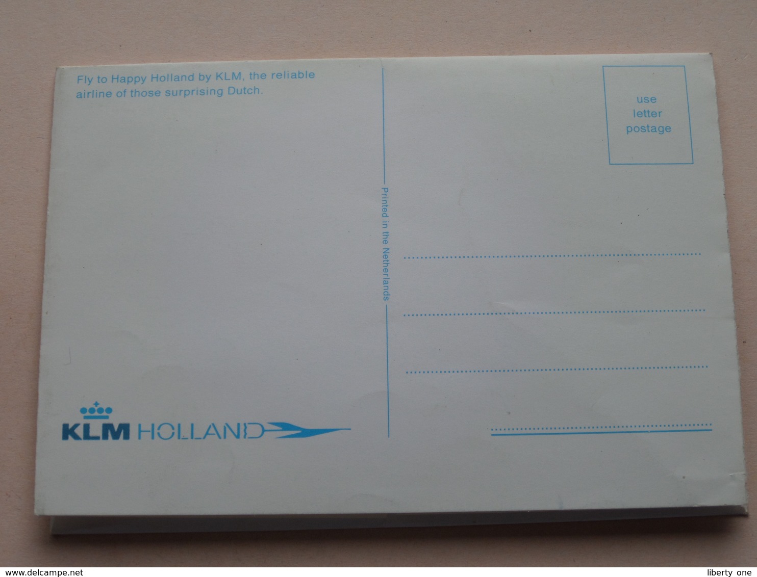 KLM Holland ( Blanco Lettercard ) Anno 19?? : Boeing 747B / DC-10 / DC-8-63 / DC-9 ( Voir / Zie Photo Svp ) ! - 1946-....: Ere Moderne