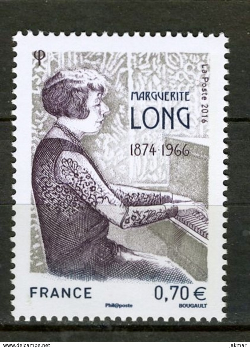 FRANCE 2016 / YT 5032 MARGUERITE LONG  Neuf** - Unused Stamps
