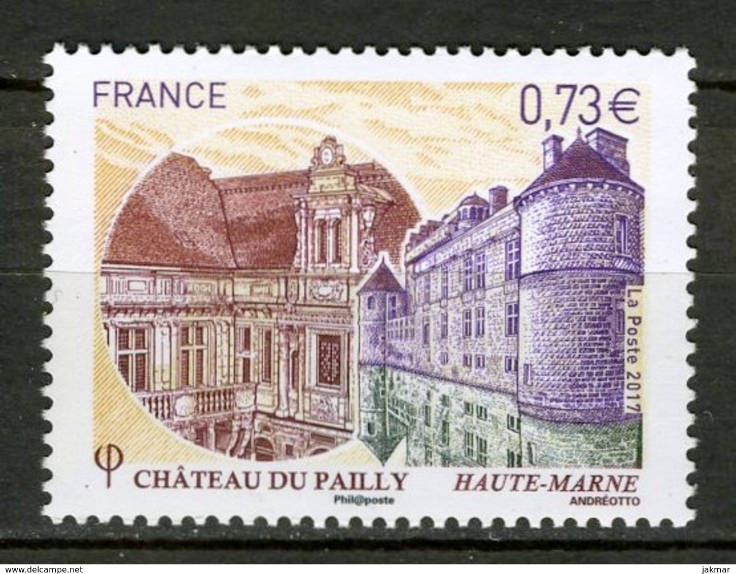 FRANCE 2017 / YT 5120 CHATEAU DU PAILLY  Neuf** - Neufs