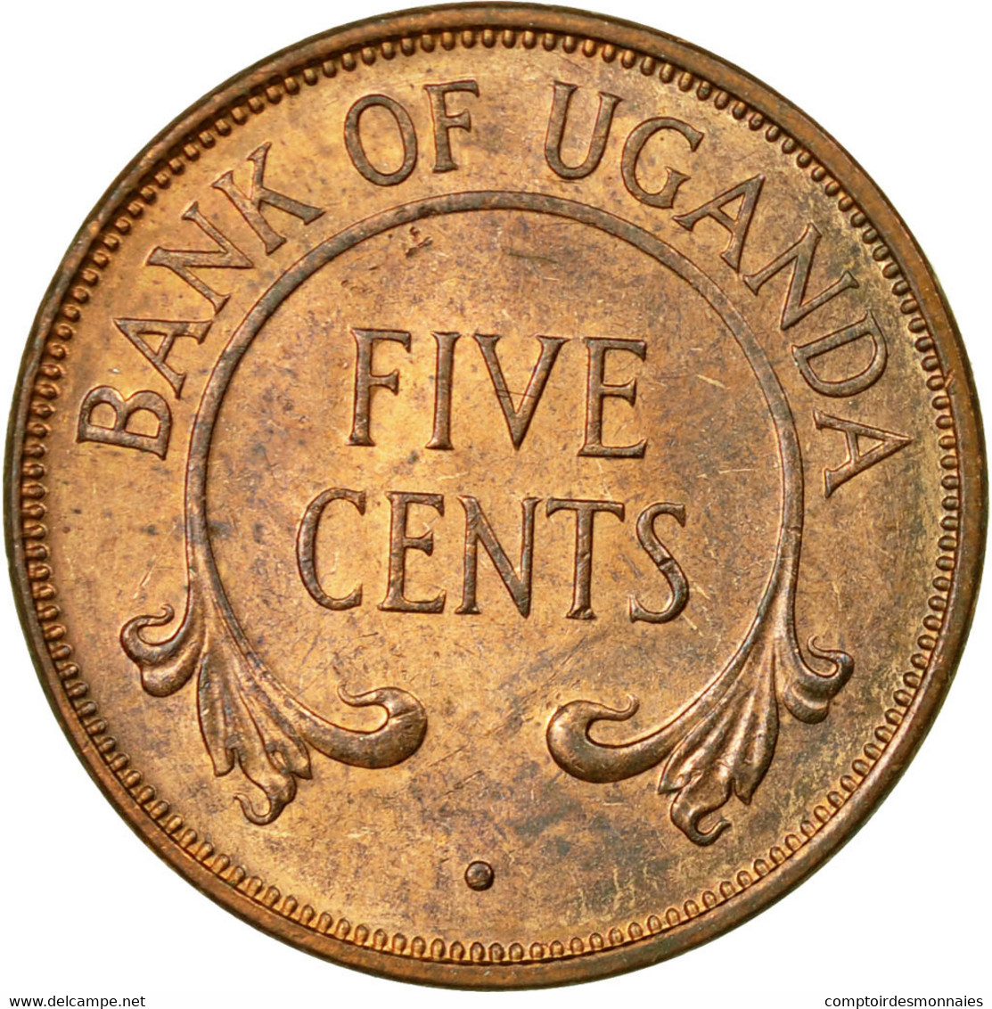 Monnaie, Uganda, 5 Cents, 1966, TTB, Bronze, KM:1 - Oeganda