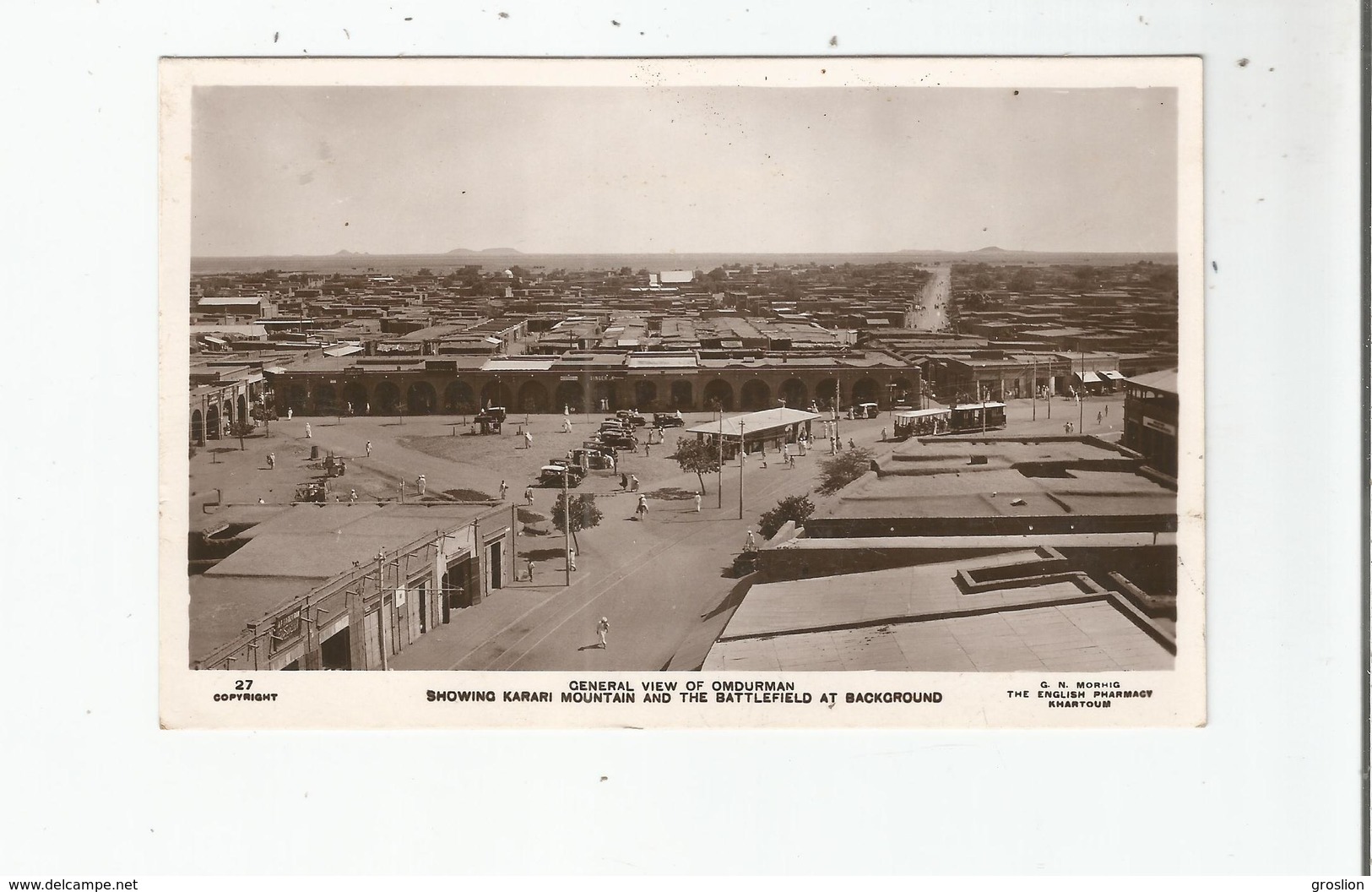 GENERIAL VIEW OF OMDURMAN SNOWING KARAKI MOUNTAIN AND THE BATTLEFIELD AT BACKGROUND 27 - Sudan