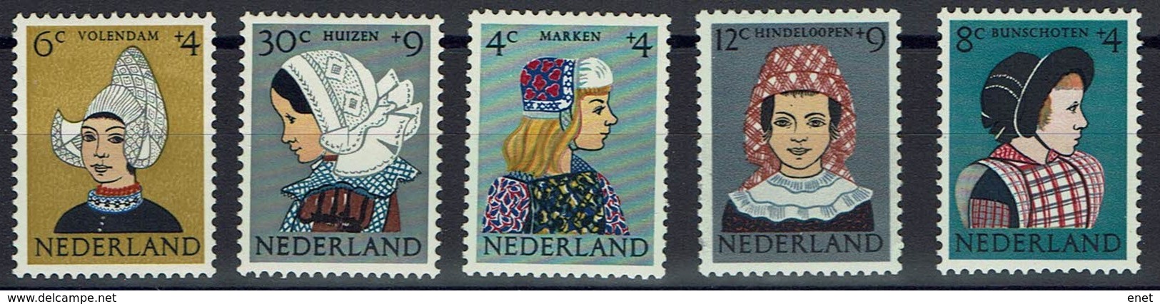 Niederlande Nederland 1960 - Trachten - MiNr 755-759 ** - Kostüme