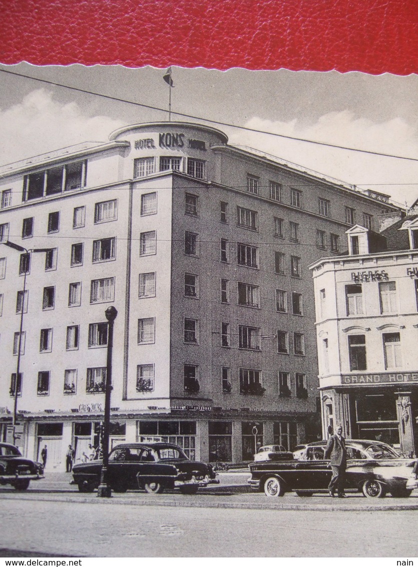 LUXEMBOURG - PLACE DE LA GARE - " HOTEL EXCELSIOR, KONS, GRAND HOTEL INTERNATIONAL"- " TRES RARE " - Luxemburg - Stad