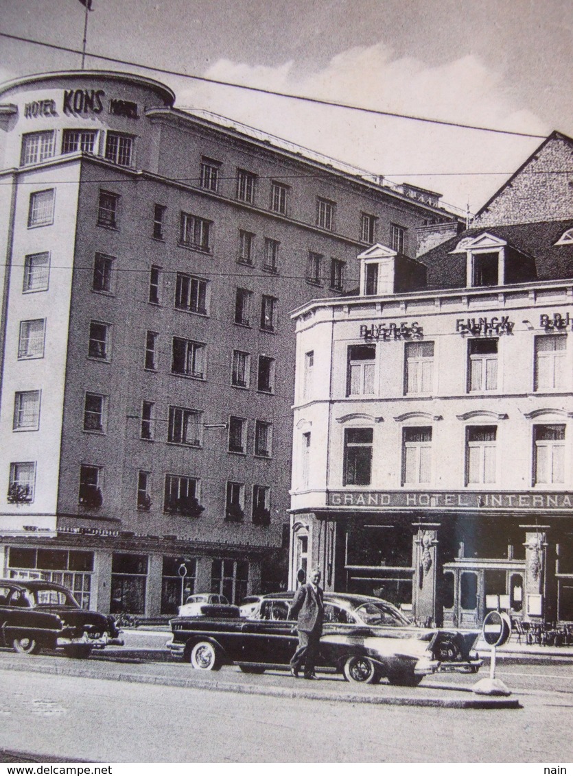 LUXEMBOURG - PLACE DE LA GARE - " HOTEL EXCELSIOR, KONS, GRAND HOTEL INTERNATIONAL"- " TRES RARE " - Luxemburg - Stadt