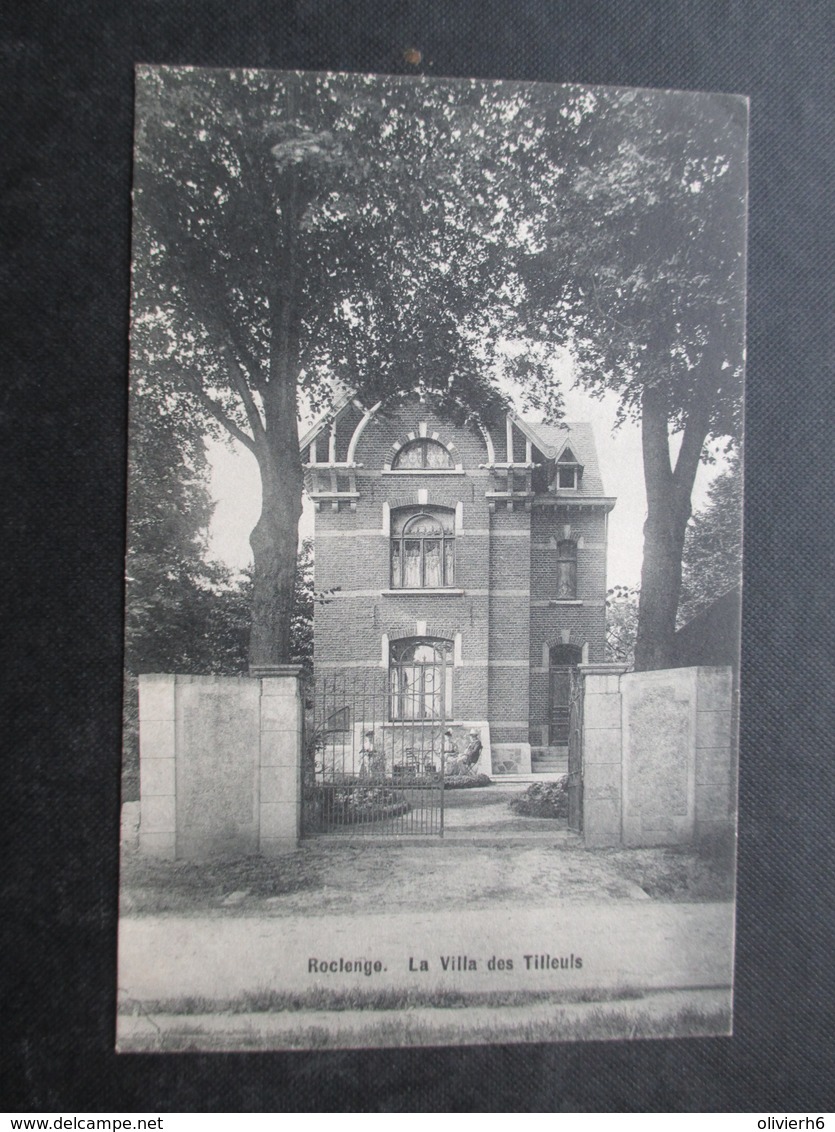 LOT 6 CP BELGIQUE (M1818) ROCLENGE (2 VUES) Villa Des Tilleuls, Rue Frenay-Nizet, Rue De L'église, Avenue Des Coutures - Bassenge