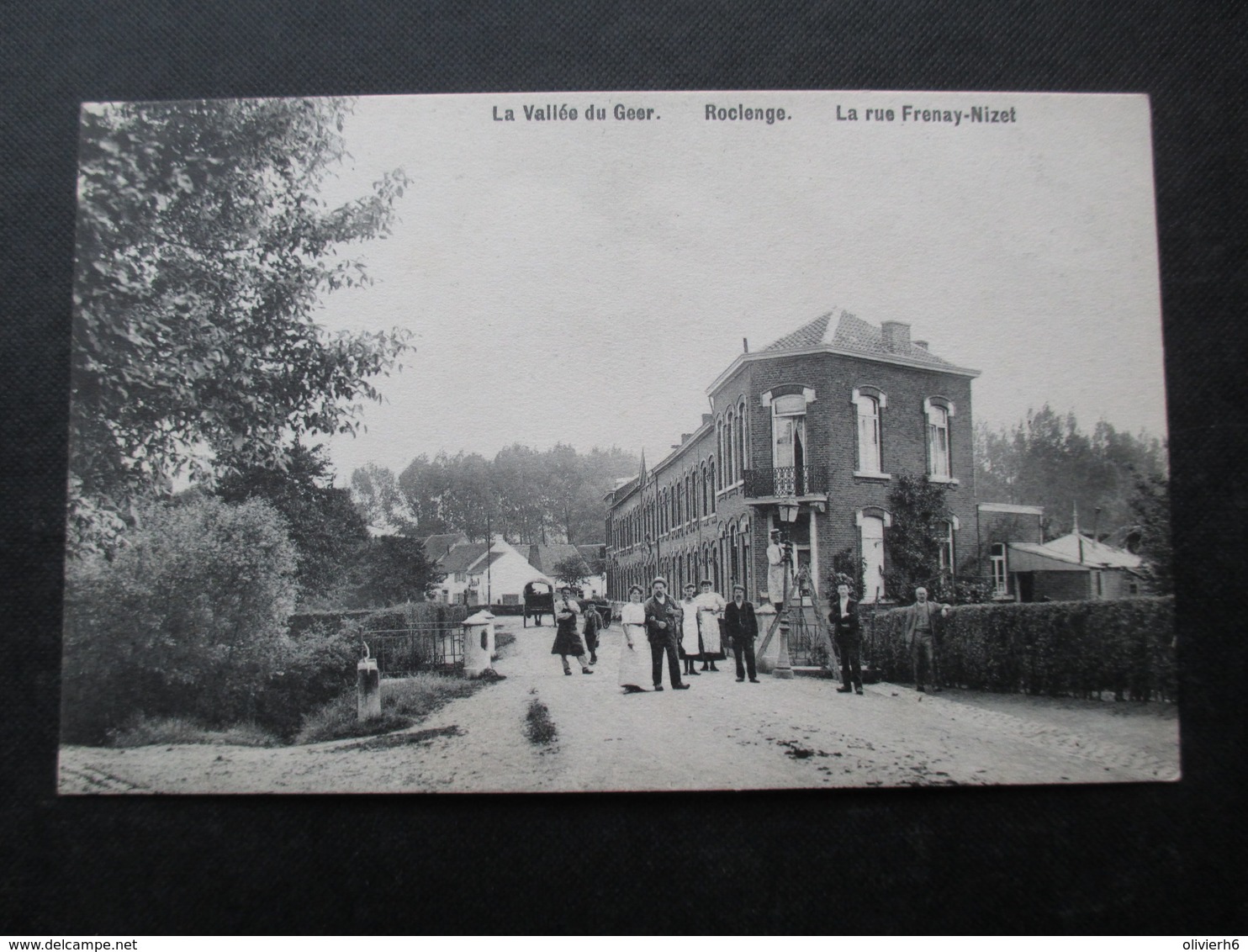 LOT 6 CP BELGIQUE (M1818) ROCLENGE (2 VUES) Villa des Tilleuls, Rue Frenay-Nizet, Rue de l'église, Avenue des coutures