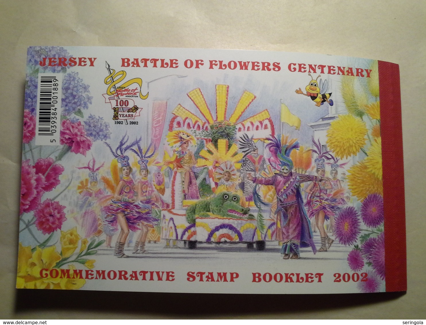 JERSEY BATTLE OF FLOWERS  Commorative Stamp Booklet 2002 - Verzamelingen (in Albums)