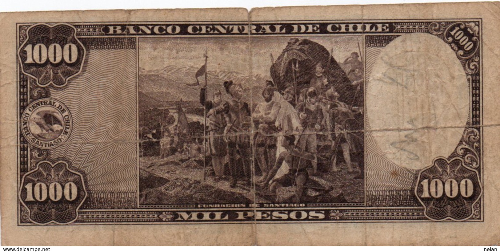 CILE 1000 PESOS 1947 P-116 - Cile