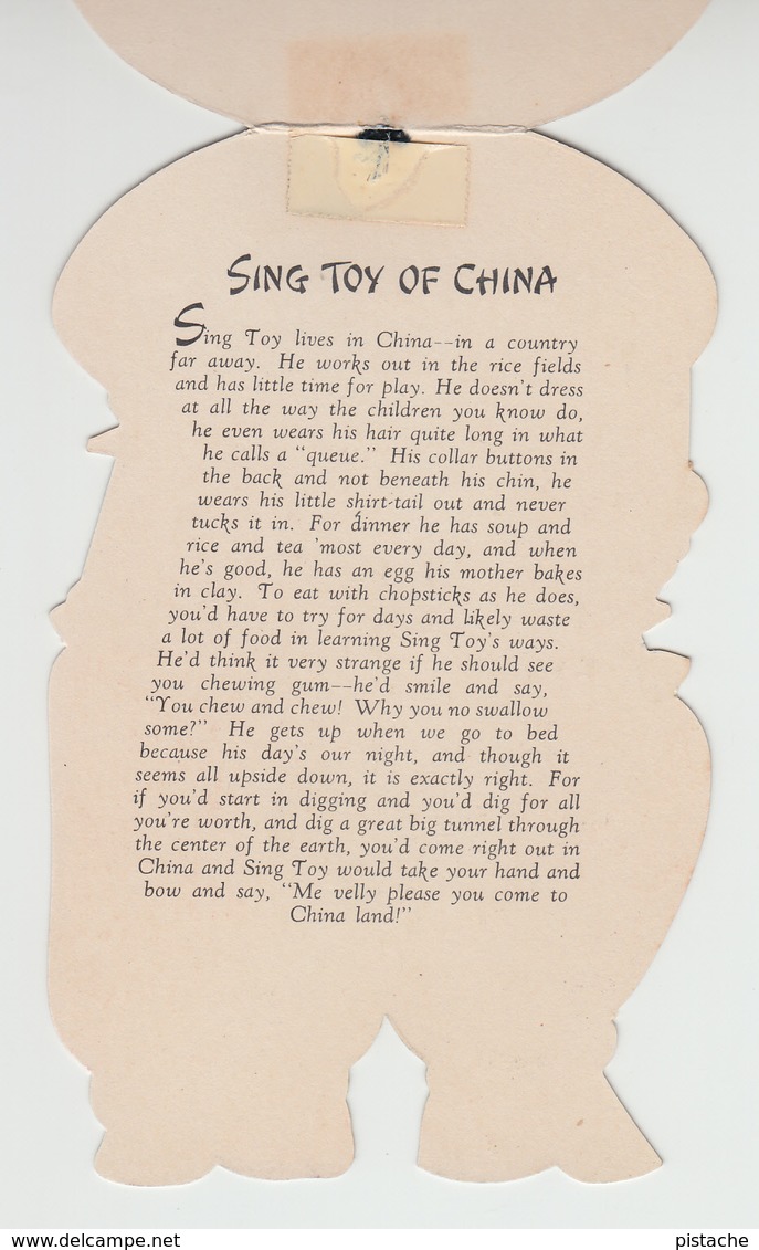 Hallmark Doll Card No. 17 - Sing Toy Of China - Copyright 1948 - Unused - VG Condition - 4 Scans - Other & Unclassified