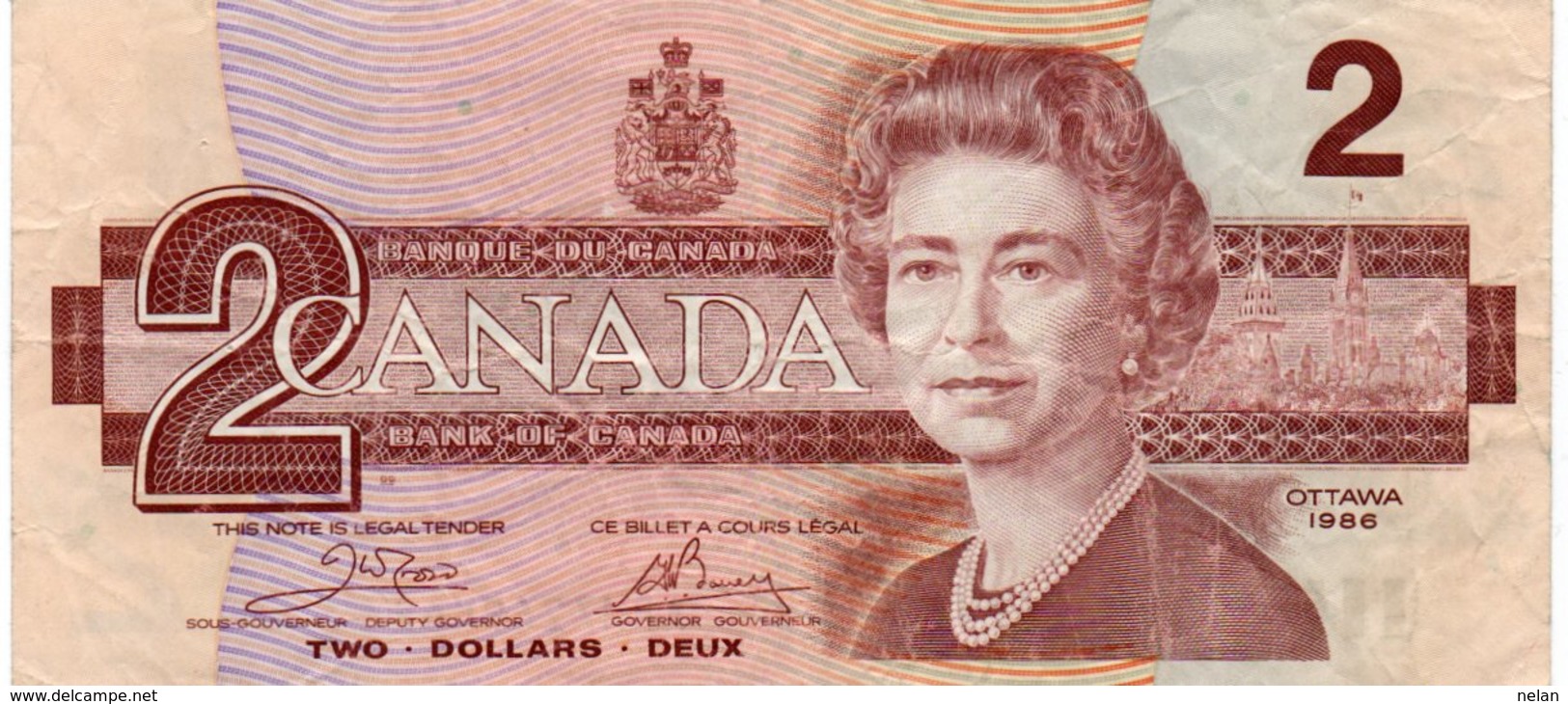 CANADA 2 DOLLARS 1986 P-94 - Canada