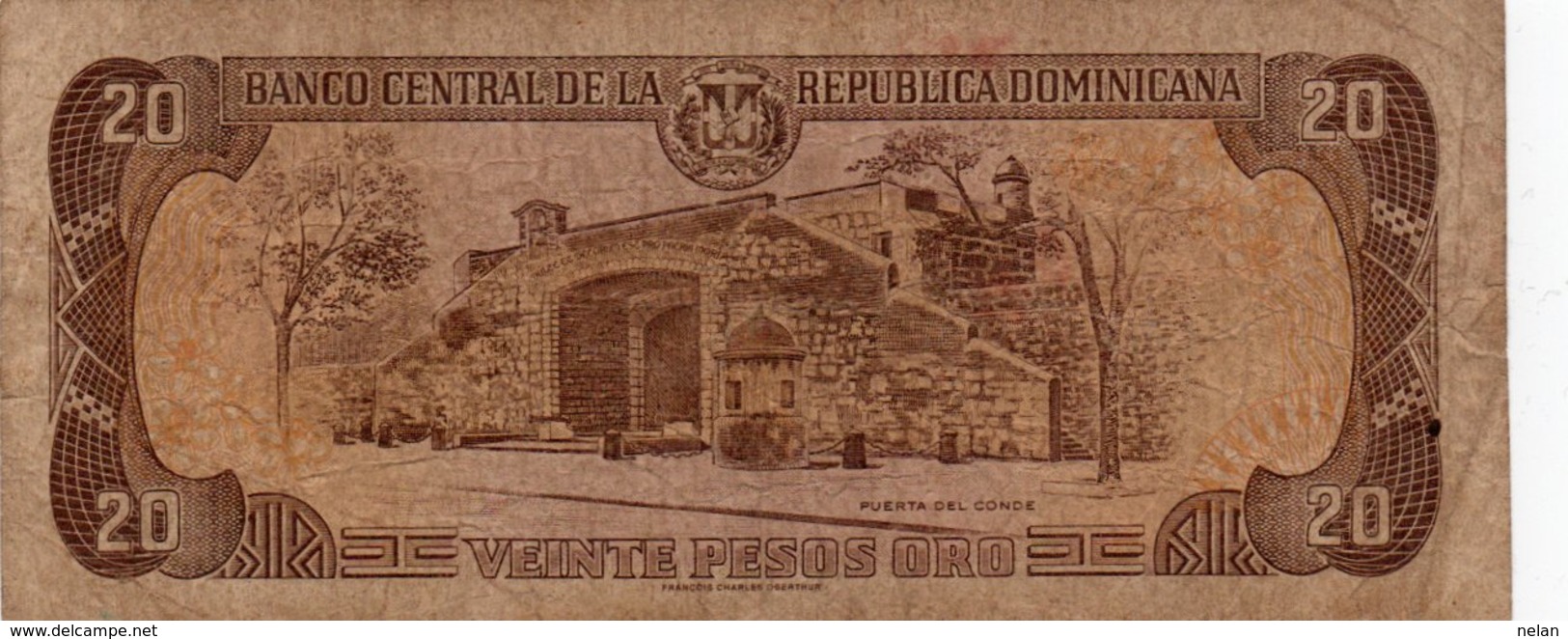 REP.DOMINICANA 20 PESO ORO 1997  P-154 - Repubblica Dominicana