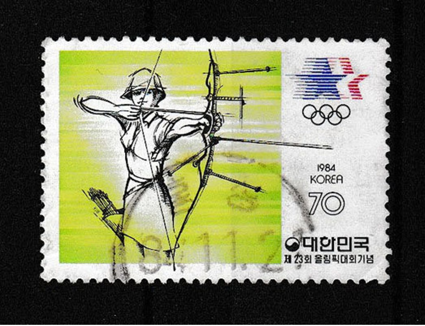 South Korea 1984.07.28 Mi:KR 1377 Olympic Games 1984, Los Angeles(used) - Corée Du Sud