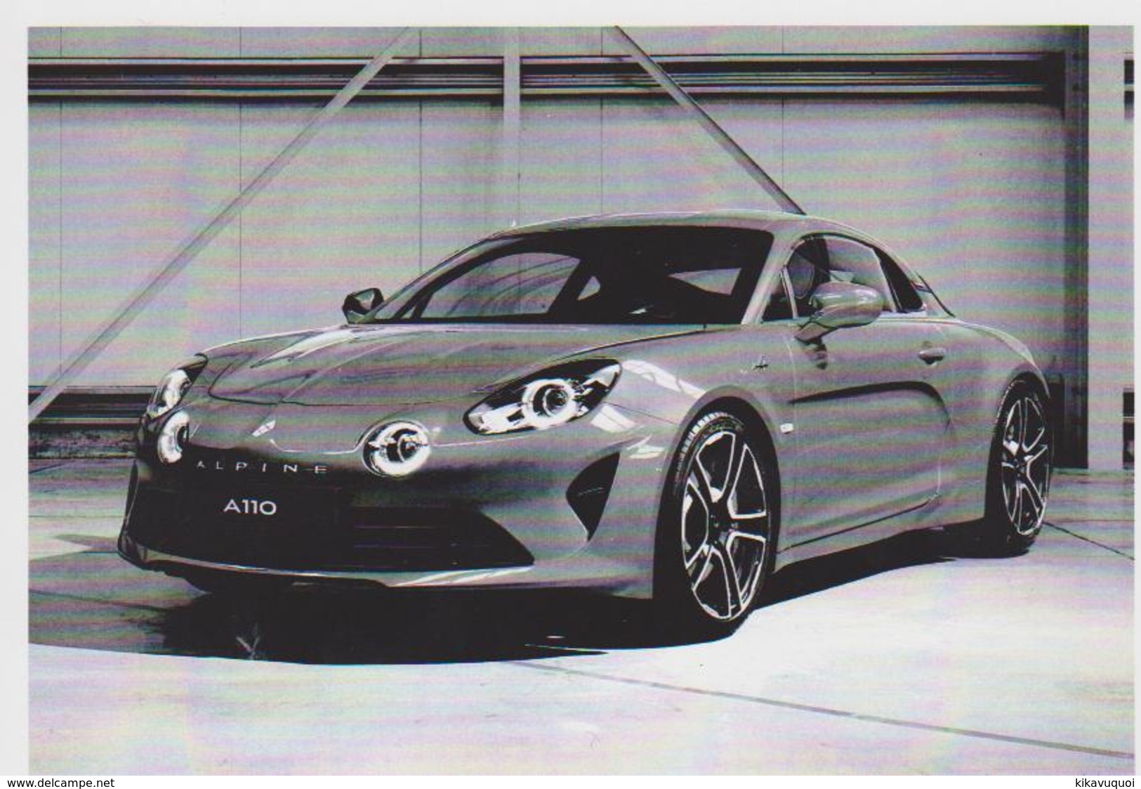 CARTE POSTALE AUTOMOBILE RENAULT ALPINE A110 2017 - RARE - 10X15 CM NEUF - PKW