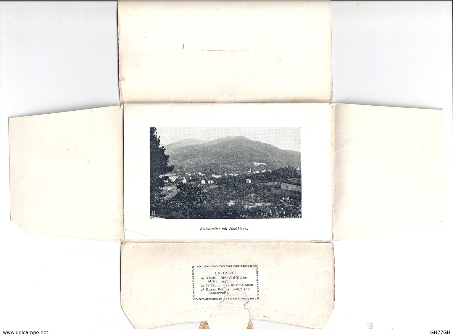 Pochette De Vues Anciennes De BADENWEILER -illustriertes Brief-album - Other & Unclassified