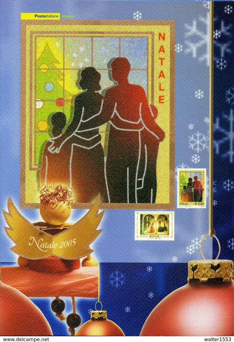 2005 Poste Italiane Folder Natale - Folder