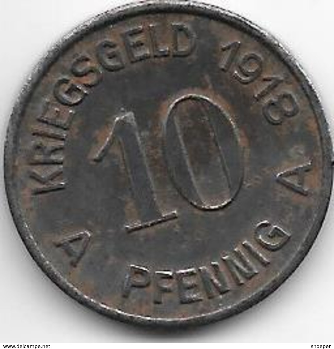 *notgeld  Ludenscheid  10 Pfennig 1918   Fe  8516.2/ 309.2b - Altri & Non Classificati