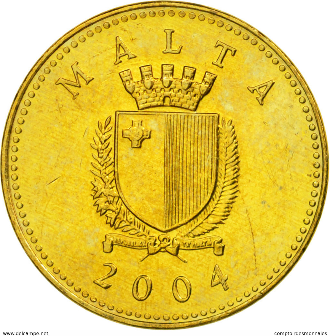 Monnaie, Malte, Cent, 2004, SUP, Nickel-brass, KM:93 - Malta