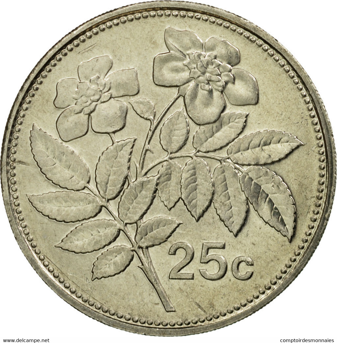 Monnaie, Malte, 25 Cents, 1998, Franklin Mint, TTB, Copper-nickel, KM:97 - Malta