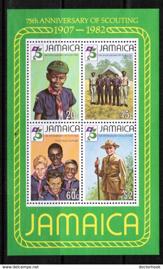 JAMAICA  Scott # 531a** VF NH Souvenir Sheet SS-317 - Jamaique (1962-...)