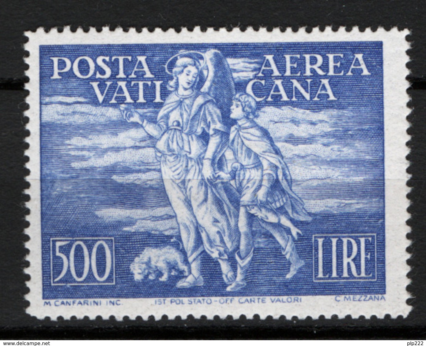 Vaticano 1948 Tobia 500£ Sass. A17 **/MNH VF - Cert.Sorani - Posta Aerea