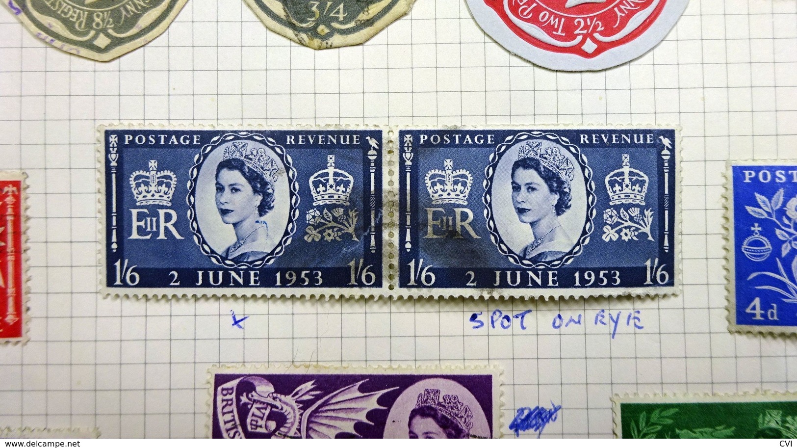 GB QEII 1952 - 1971 Pre-Decimal Selection, Errors, Postal Strike Covers, Letter from Stanley Gibbons, etc.