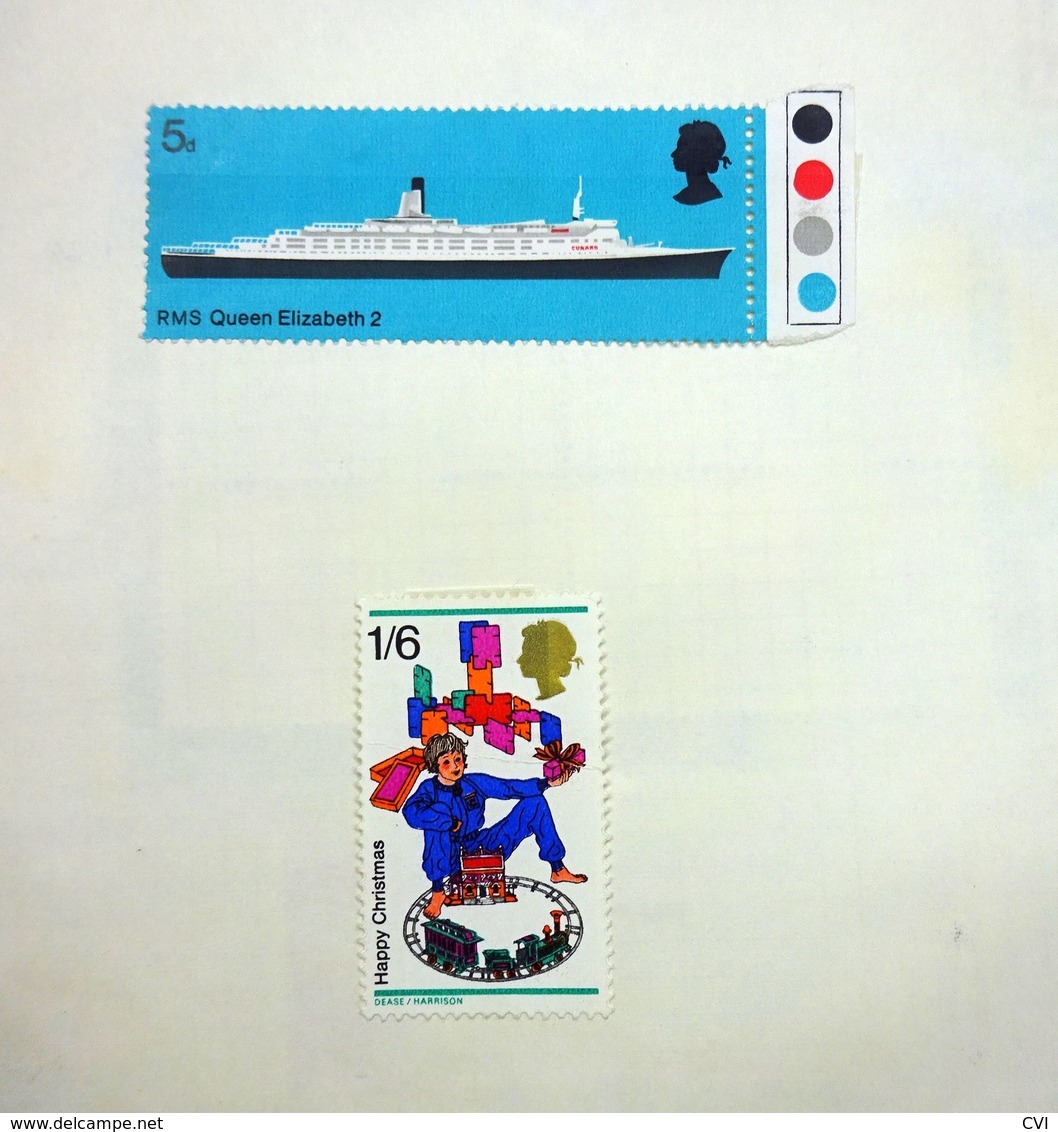 GB QEII 1952 - 1971 Pre-Decimal Selection, Errors, Postal Strike Covers, Letter from Stanley Gibbons, etc.