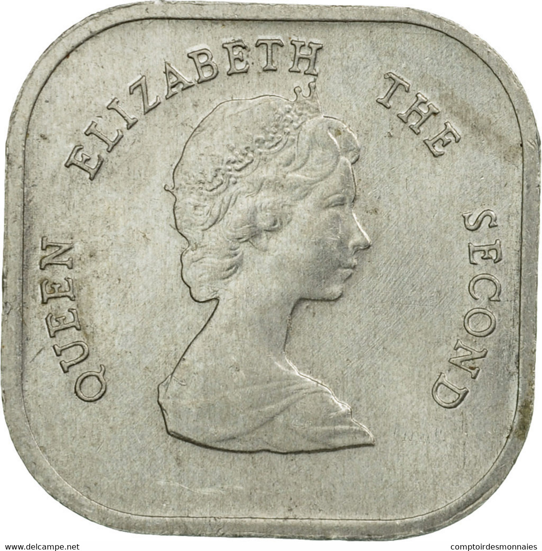 Monnaie, Etats Des Caraibes Orientales, Elizabeth II, 2 Cents, 1986, TTB - Caraïbes Orientales (Etats Des)