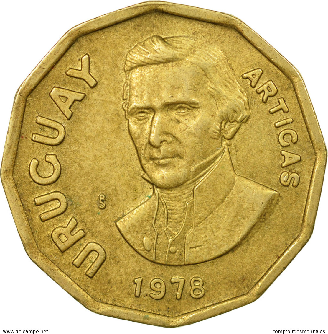 Monnaie, Uruguay, Nuevo Peso, 1978, Santiago, TTB, Aluminum-Bronze, KM:69 - Uruguay