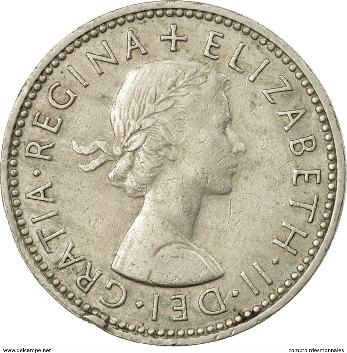 Monnaie, Grande-Bretagne, Elizabeth II, Shilling, 1962, TTB, Copper-nickel - I. 1 Shilling