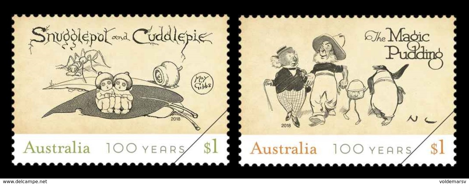 Australia 2018 Mih. 4831/32 Children's Bush Classics. Iconic Australian Children's Novels MNH ** - Ongebruikt