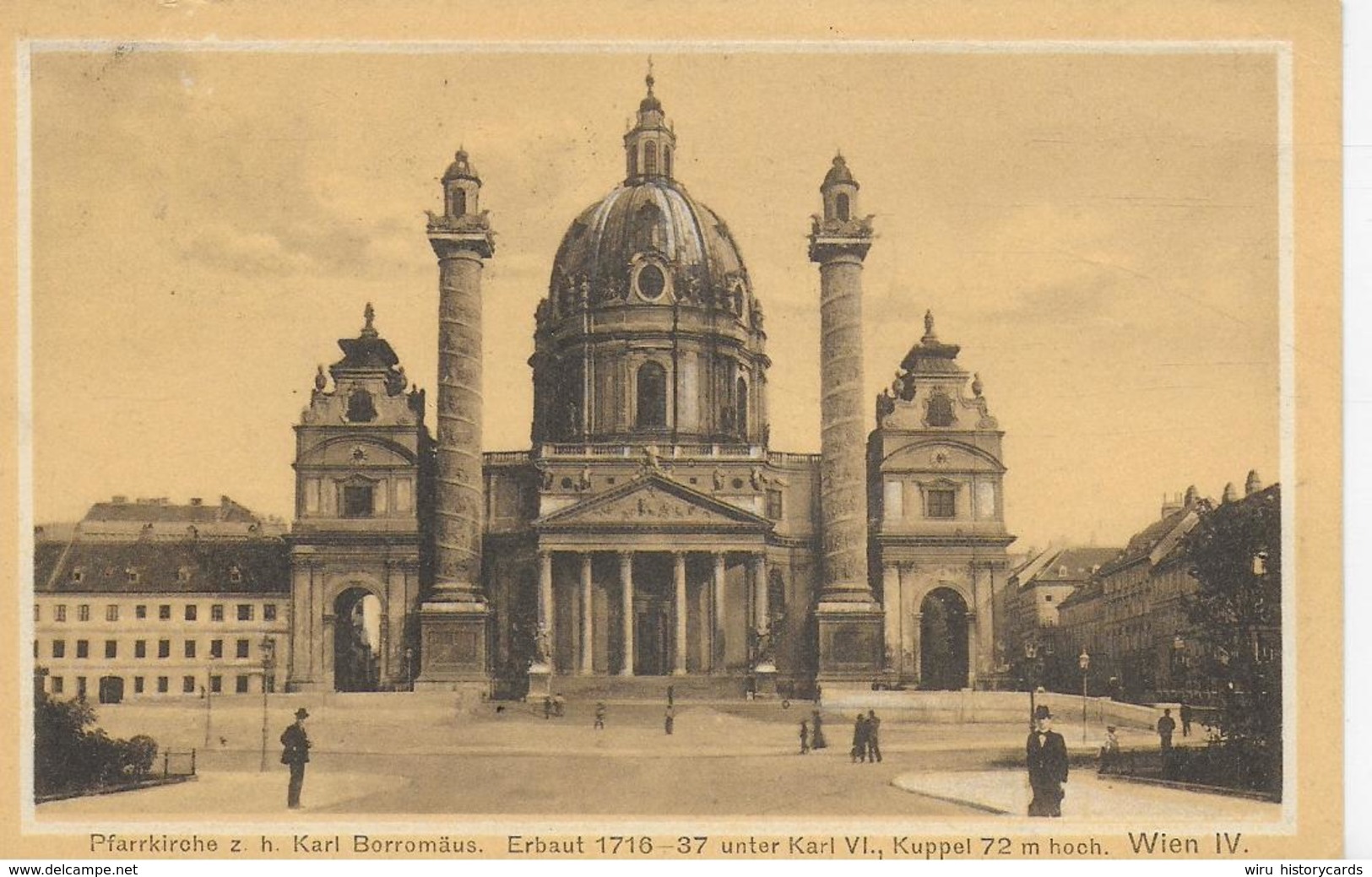 AK 0062  Wien - Pfarrkirche Z. H. Karl Borromäus / Verlag Ledermann Um 1911 - Kirchen